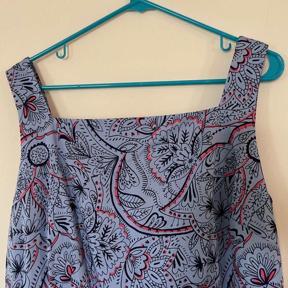 Boden Blue and Red Floral Dress - Picture 4 of 12